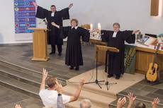 Taufgottesdienst in der Friedenskirche 23.6.2024