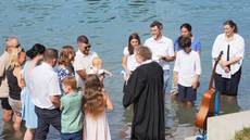 Taufgottesdienst am Badestrand in Brennet (Wehr)
