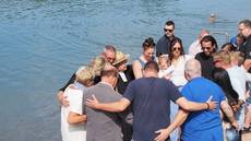 Taufgottesdienst am Badestrand in Brennet (Wehr)