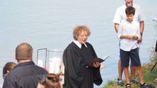 Taufgottesdienst am Badestrand in Brennet (Wehr)